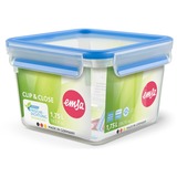 Emsa 508537 boîte hermétique alimentaire Rectangulaire 1,75 L Bleu, Transparent 1 pièce(s) Transparent/Bleu, Boîte, Rectangulaire, 1,75 L, Bleu, Transparent, Plastique, Allemagne