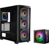 Enermax MARBLEBRON unité d'alimentation d'énergie 850 W 24-pin ATX ATX Noir, Kit de mise à niveau PC Noir, 850 W, 100 - 240 V, 47 - 63 Hz, 11-5.5 A, 8 A, 4 A