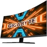 GIGABYTE G32QC A 32" incurvé Gaming Moniteur Noir, 2x HDMI, 1x DisplayPort, 2x USB-A 3.2 (5 Gbit/s), 165 Hz