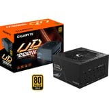 GIGABYTE GP-UD1000GM 1000W alimentation  Noir, 1000 W, 100 - 240 V, 50/60 Hz, 15 - 6.5 A, Actif, 125 W