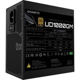 GIGABYTE GP-UD1000GM 1000W alimentation  Noir, 1000 W, 100 - 240 V, 50/60 Hz, 15 - 6.5 A, Actif, 125 W