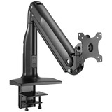 HAGOR 8702 support d'écran plat pour bureau 109,2 cm (43") Noir, Support de moniteur Noir, Pince, 18 kg, 43,2 cm (17"), 109,2 cm (43"), 100 x 100 mm, Noir