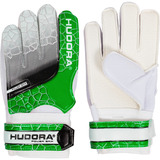 HUDORA Gants de gardien pour enfants, vert, taille M Vert/Blanc