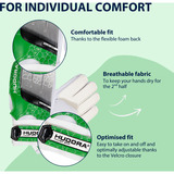 HUDORA Gants de gardien pour enfants, vert, taille M Vert/Blanc