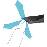 Hazet Pistolet de soufflage 9040P-2, long, Outil souffleur Noir/Bleu