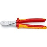 KNIPEX Pince coupante puissante 74 06 250 VDE, Tenailles de cran Rouge/Jaune