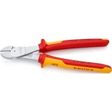 KNIPEX Pince coupante puissante 74 06 250 VDE, Tenailles de cran Rouge/Jaune