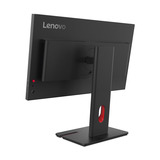 Lenovo ThinkVision T24D-40 23.8" Moniteur Noir, 1x DisplayPort, 1x HDMI, 2x USB-C, 3x USB-A, 1x RJ-45, 120 Hz, 60,5 cm (23.8"), 1920 x 1080 pixels, Full HD, LCD, 6 ms, Noir