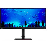 Lenovo ThinkVision T34w-20 Reconditionné 34" Moniteur UltraWide incurvé Noir, 1x DisplayPort, 1x HDMI, 1x USB-C, 4x USB-A