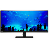 Lenovo ThinkVision T34w-20 Reconditionné 34" Moniteur UltraWide incurvé Noir, 1x DisplayPort, 1x HDMI, 1x USB-C, 4x USB-A