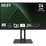 MSI Pro MP245PG écran plat de PC 60,5 cm (23.8") 1920 x 1080 pixels Full HD LCD Noir Moniteur Noir, 1x DisplayPort, 1x HDMI, 1x VGA, 60,5 cm (23.8"), 1920 x 1080 pixels, Full HD, LCD, 4 ms, Noir