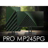 MSI Pro MP245PG écran plat de PC 60,5 cm (23.8") 1920 x 1080 pixels Full HD LCD Noir Moniteur Noir, 1x DisplayPort, 1x HDMI, 1x VGA, 60,5 cm (23.8"), 1920 x 1080 pixels, Full HD, LCD, 4 ms, Noir