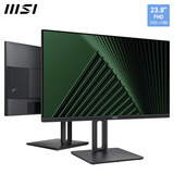 MSI Pro MP245PG écran plat de PC 60,5 cm (23.8") 1920 x 1080 pixels Full HD LCD Noir Moniteur Noir, 1x DisplayPort, 1x HDMI, 1x VGA, 60,5 cm (23.8"), 1920 x 1080 pixels, Full HD, LCD, 4 ms, Noir