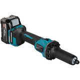 Makita Meuleuse droite sans fil GD001GZ XGT, 40 volts Noir/Bleu