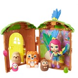 Mattel Maison Perroquet & Animaux Surprises, Poupée Mini poupée, Femelle, 4 an(s), Fille, 90 mm, Multicolore