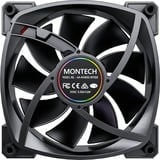 Montech RX140 PWM 140x140x25 ventilateur de boîtier RGB  Noir, 140 x 140 x 25 mm