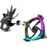 Montech RX140 PWM 140x140x25 ventilateur de boîtier RGB  Noir, 140 x 140 x 25 mm