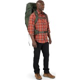 Osprey Kestrel 58, Sac à dos Vert olive