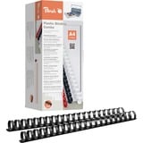 Peach 510130 accessoire de reliure Reliure par anneaux Noir, Reliure par anneaux, Noir, 210 feuilles, A4, 2,2 cm, 22 mm