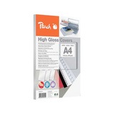 Peach Bürogeräte A4 Blanc 100 pièce(s), Couvertures de livres Blanc, A4, Blanc, 250 g/m², 100 pièce(s)