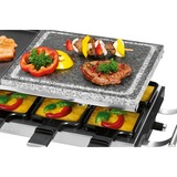 ProfiCook 501144, Raclette Acier inoxydable/Noir