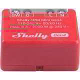Shelly 1PM Mini Gen4, Relais Rouge