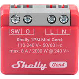 Shelly 1 PM Mini Gen4, Relais Rouge