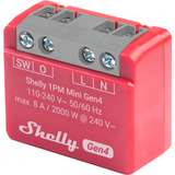 Shelly 1 PM Mini Gen4, Relais Rouge