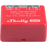 Shelly 1 PM Mini Gen4, Relais Rouge