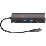 Sonnet Echo 6 USB-C Multi Hub, Station d'accueil Noir