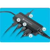 Sonnet Echo 6 USB-C Multi Hub, Station d'accueil Noir