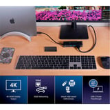Sonnet Echo 6 USB-C Multi Hub, Station d'accueil Noir