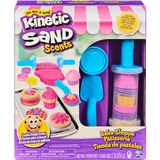 Spin Master Kinetic Sand Scents, Coffret Pâtisserie avec 454 g de sable parfumé et fluo et 16 outils et moules (exclusivité Walmart), Jeu de sable Kinetic Sand Scents, Coffret Pâtisserie avec 454 g de sable parfumé et fluo et 16 outils et moules (exclusivité Walmart), Sable cinétique pour enfants, 3 an(s), Multicolore
