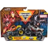 Spin Master Pack De 2 Véhicules Marvel Die Cast 1:64 Monster Jam (Assort), Jeu véhicule Monster Jam Pack De 2 Véhicules Marvel Die Cast 1:64 (Assort), Monster truck, 3 an(s), Métal, Plastique, Multicolore