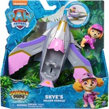 Spin Master Vehicule + Figurine Stella Jungle Pups La Pat' Patrouille, Jeu véhicule PAW Patrol Vehicule + Figurine Stella Jungle Pups La Pat' Patrouille, Véhicule, PAW Patrol, 3 an(s), Plastique, Gris, Rose, Violet
