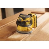 Stanley Ponceuse excentrique sans fil, 18 Volts, Ponceuse orbitale Noir/Jaune