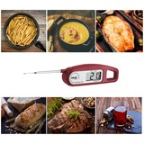 TFA Thermo Jack thermomètre pour aliments -40 - 250 °C Numérique Rouge, CR2032, 3 V, 116 mm, 20 mm, 38 mm, 39 g