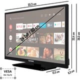Telefunken XH24AN550MV 24" TV LED Noir
