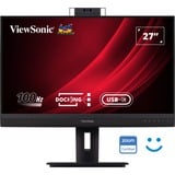 ViewSonic VG Series VG2757V-2K écran plat de PC 68,6 cm (27") 2560 x 1440 pixels Quad HD LED Noir Moniteur Noir (Mat)/gris, 1x DisplayPort, 1x HDMI, 2x USB-C, 3x USB-A, 1x RJ-45, 68,6 cm (27"), 2560 x 1440 pixels, Quad HD, LED, 5 ms, Noir