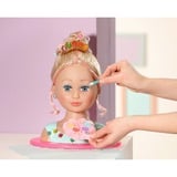 ZAPF Creation BABY born Sister Styling Head Princess, Maquillage et tête à coiffer BABY born Sister Styling Head Princess, Doll make-up & hair styling set, 3 an(s)