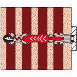 fischer Cheville DuoPower 6x50 Gris clair/Rouge