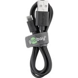 goobay Set de charge USB-C 5 Watt, Chargeur Noir