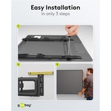 goobay Support mural TV Basic FULLMOTION (L) Noir