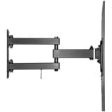 goobay Support mural TV Basic FULLMOTION (L) Noir