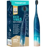 happybrush StarterKit Schall Eco VIBE 3 Ocean, Brosse a dents electrique Bleu/Beige