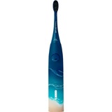 happybrush StarterKit Schall Eco VIBE 3 Ocean, Brosse a dents electrique Bleu/Beige