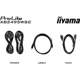iiyama ProLite XB2495WSC-B1 24" Moniteur  Noir (Mat)