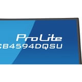 iiyama ProLite XCB4594DQSU-B1 44.5" Moniteur UltraWide incurvé Noir (Mat), 2x DisplayPort, 2x HDMI, 2x USB-C, 2x USB-A, 113 cm (44.5"), 5120 x 1440 pixels, Dual QHD, LED, 2 ms, Noir