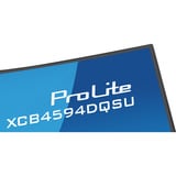 iiyama ProLite XCB4594DQSU-B1 44.5" Moniteur UltraWide incurvé Noir (Mat), 2x DisplayPort, 2x HDMI, 2x USB-C, 2x USB-A, 113 cm (44.5"), 5120 x 1440 pixels, Dual QHD, LED, 2 ms, Noir