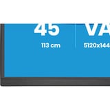 iiyama ProLite XCB4594DQSU-B1 44.5" Moniteur UltraWide incurvé Noir (Mat), 2x DisplayPort, 2x HDMI, 2x USB-C, 2x USB-A, 113 cm (44.5"), 5120 x 1440 pixels, Dual QHD, LED, 2 ms, Noir